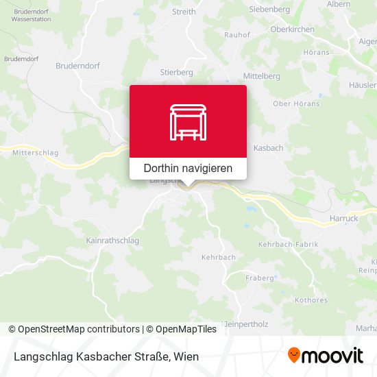 Langschlag Kasbacher Straße Karte