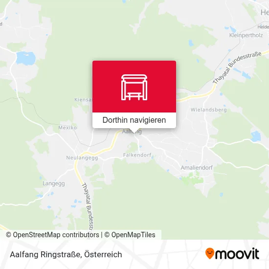 Aalfang Ringstraße Karte
