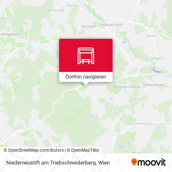 Niederneustift am Triebschneiderberg Karte