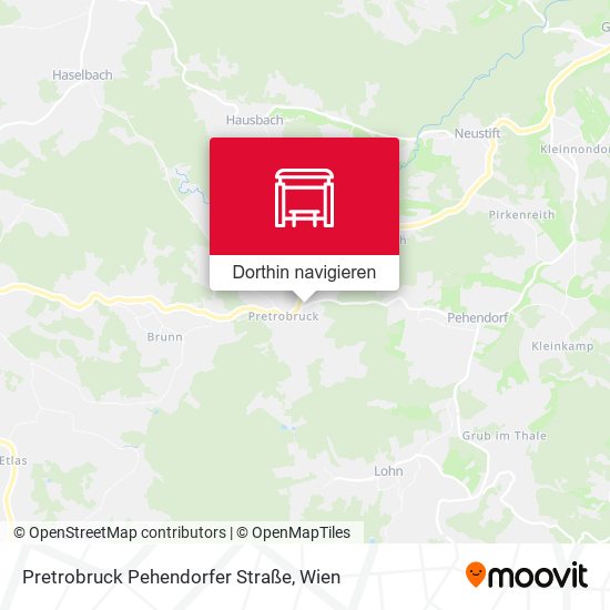 Pretrobruck Pehendorfer Straße Karte