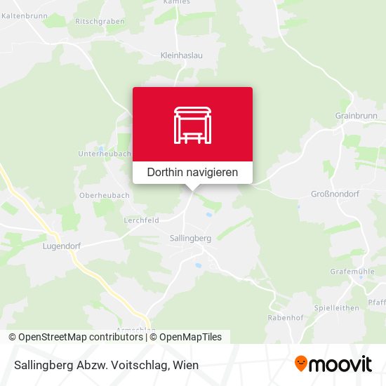 Sallingberg Abzw. Voitschlag Karte