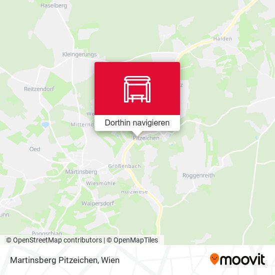 Martinsberg Pitzeichen Karte