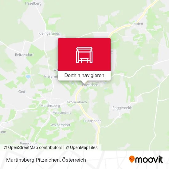 Martinsberg Pitzeichen Karte