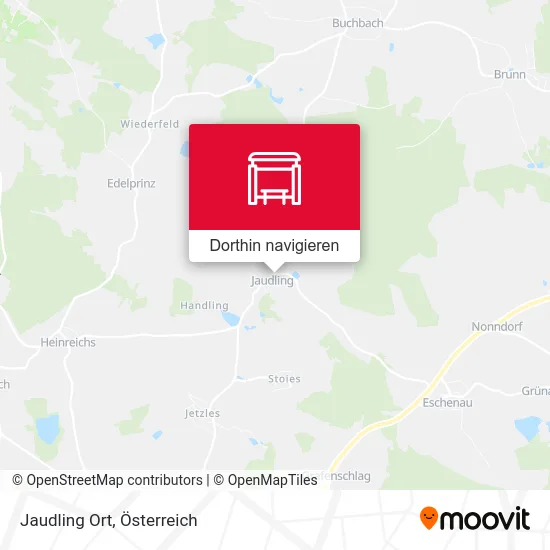 Jaudling Ort Karte