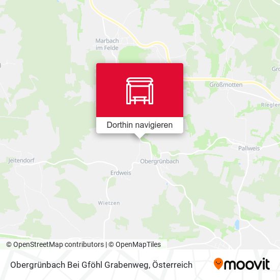 Obergrünbach Bei Gföhl Grabenweg Karte