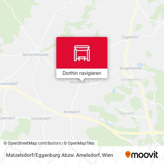 Matzelsdorf / Eggenburg Abzw. Amelsdorf Karte