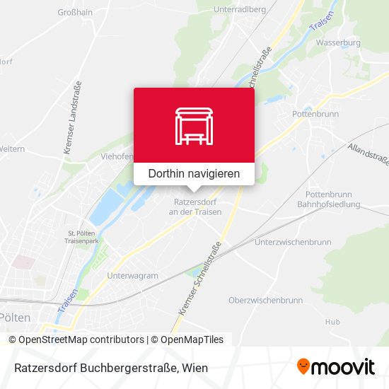 Ratzersdorf Buchbergerstraße Karte