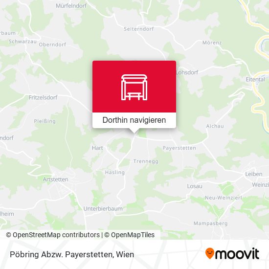 Pöbring Abzw. Payerstetten Karte