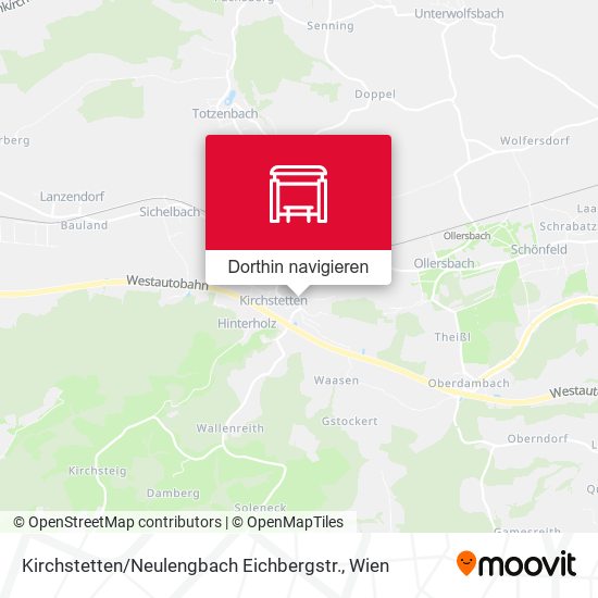 Kirchstetten / Neulengbach Eichbergstr. Karte
