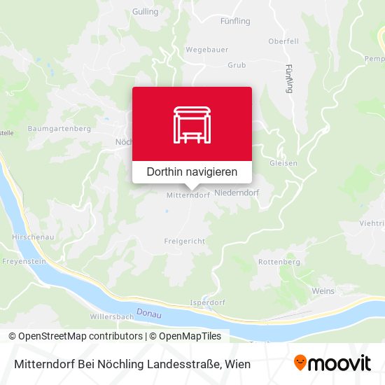 Mitterndorf Bei Nöchling Landesstraße Karte