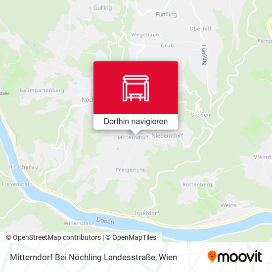Mitterndorf Bei Nöchling Landesstraße Karte