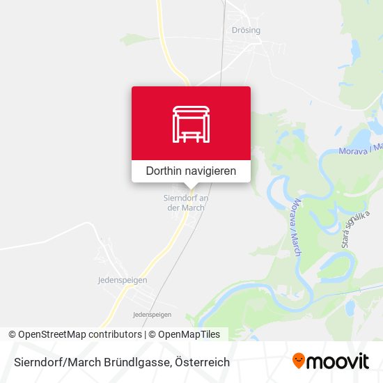 Sierndorf/March Bründlgasse Karte