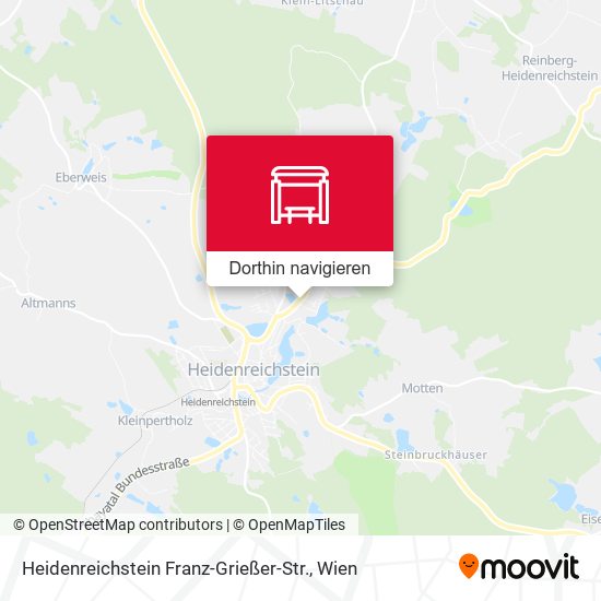 Heidenreichstein Franz-Grießer-Str. Karte