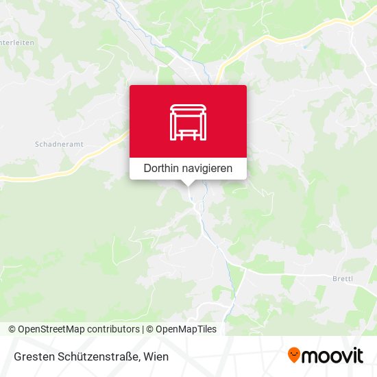 Gresten Schützenstraße Karte