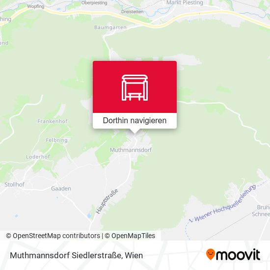 Muthmannsdorf Siedlerstraße Karte
