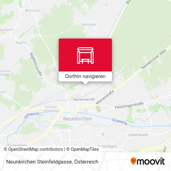 Neunkirchen Steinfeldgasse Karte
