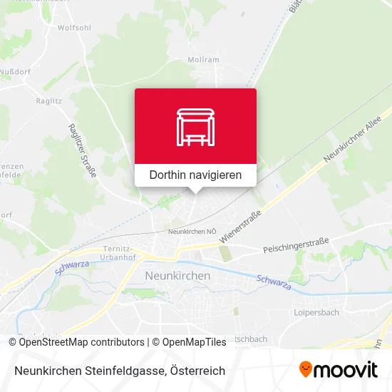 Neunkirchen Steinfeldgasse Karte