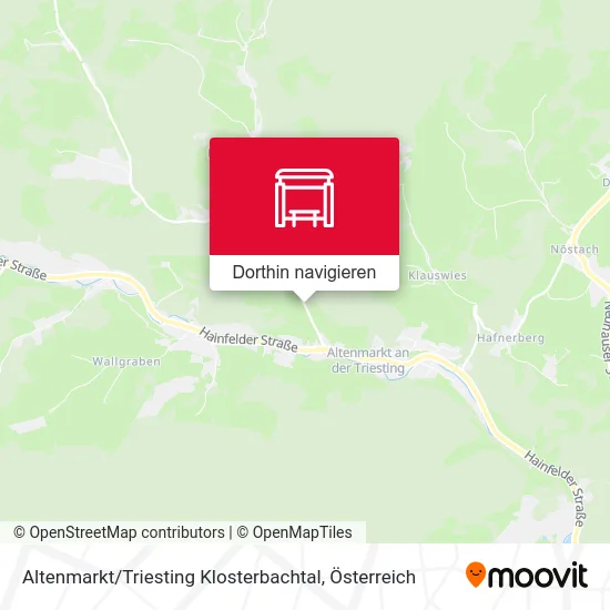 Altenmarkt / Triesting Klosterbachtal Karte
