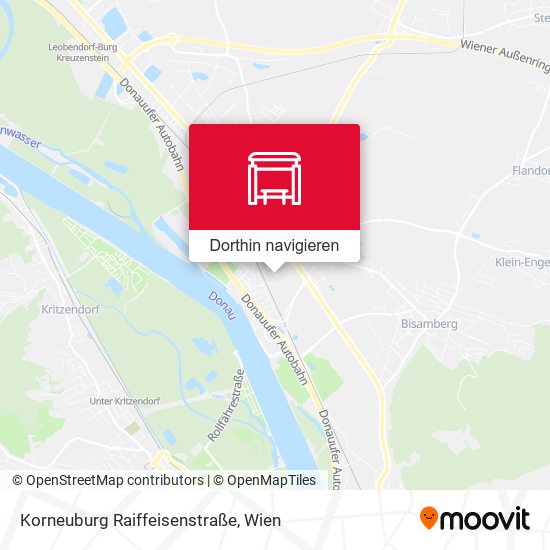 Korneuburg Raiffeisenstraße Karte