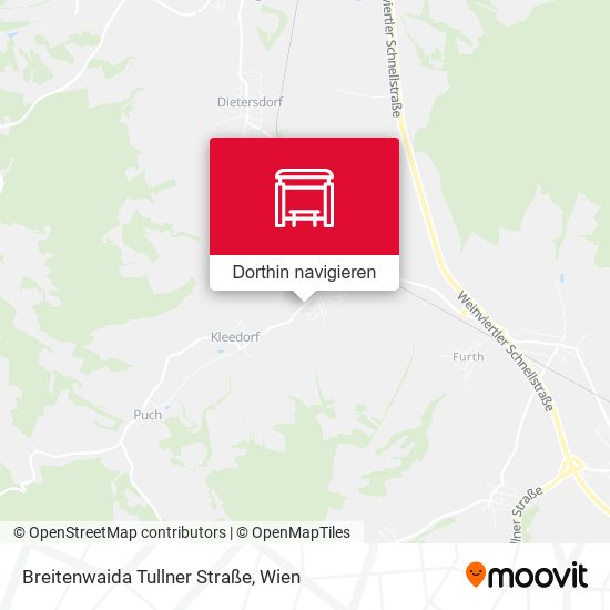 Breitenwaida Tullner Straße Karte