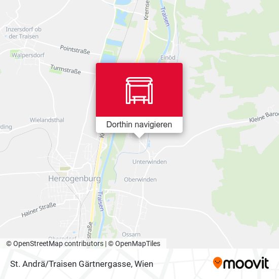 St. Andrä/Traisen Gärtnergasse Karte