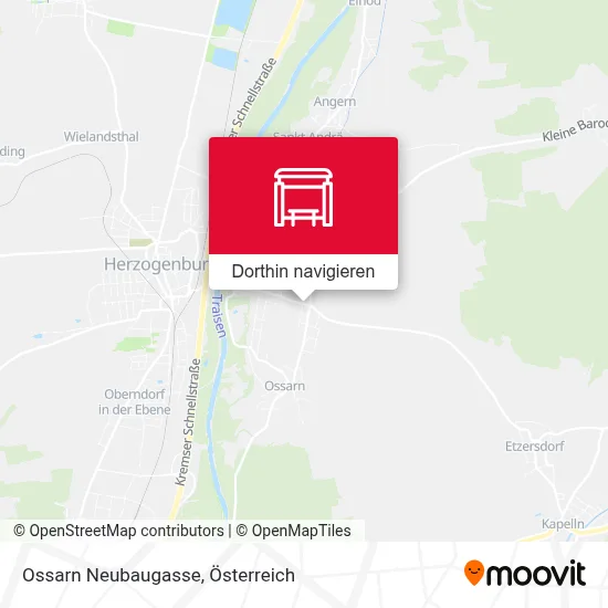 Ossarn Neubaugasse Karte