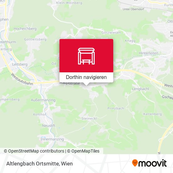 Altlengbach Ortsmitte Karte