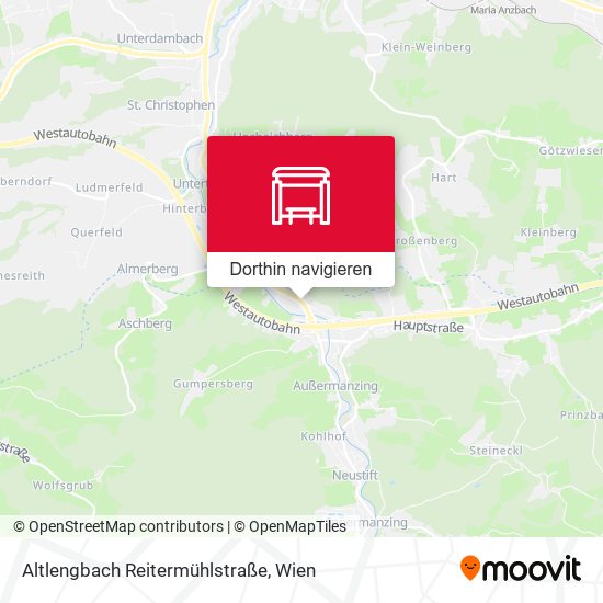 Altlengbach Reitermühlstraße Karte