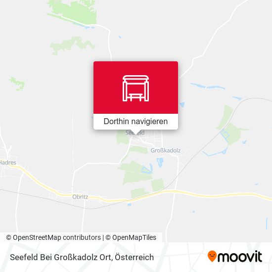Seefeld Bei Großkadolz Ort Karte