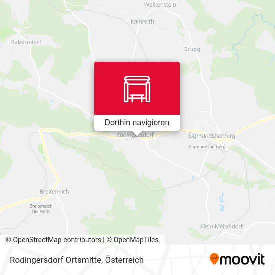 Rodingersdorf Ortsmitte Karte