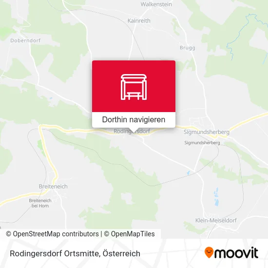 Rodingersdorf Ortsmitte Karte