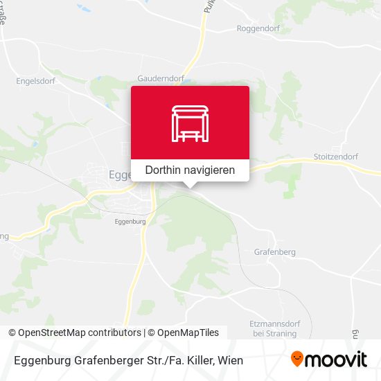 Eggenburg Grafenberger Str. / Fa. Killer Karte
