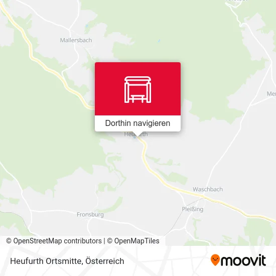 Heufurth Ortsmitte Karte