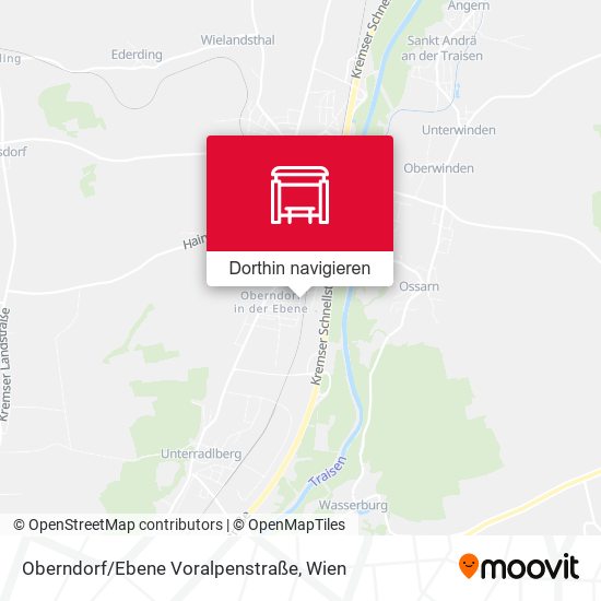 Oberndorf/Ebene Voralpenstraße Karte