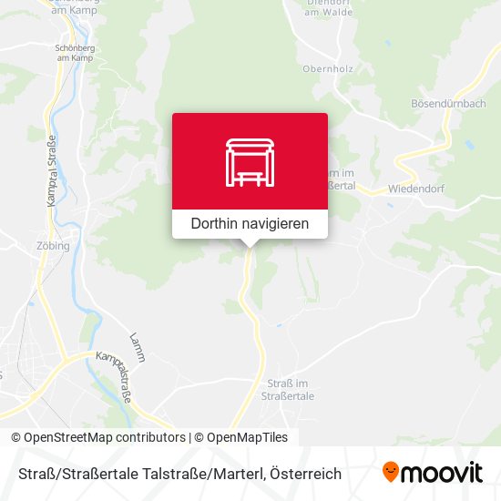 Straß / Straßertale Talstraße / Marterl Karte