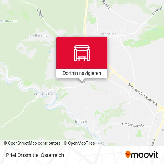 Priel Ortsmitte Karte