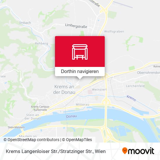 Krems Langenloiser Str. / Stratzinger Str. Karte