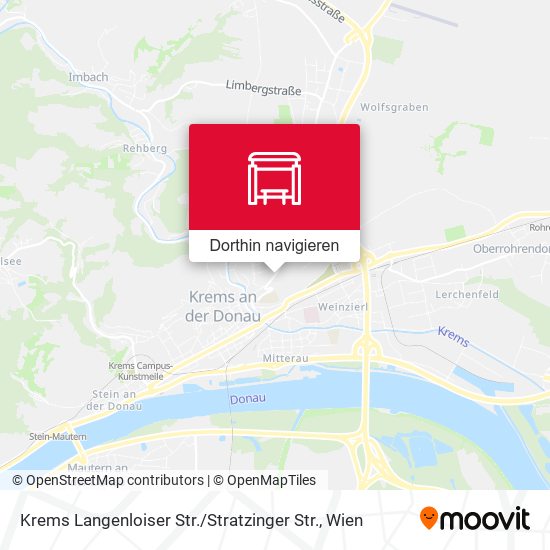Krems Langenloiser Str. / Stratzinger Str. Karte