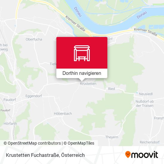 Krustetten Fuchastraße Karte