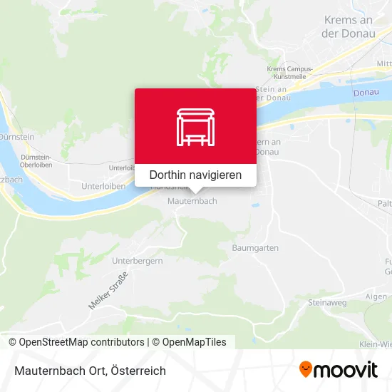 Mauternbach Ort Karte