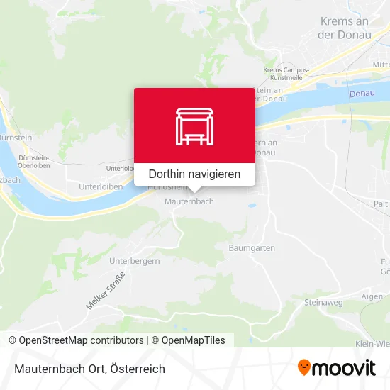 Mauternbach Ort Karte