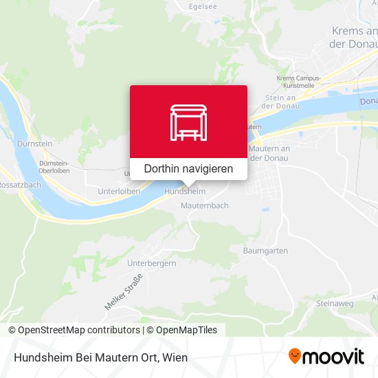 Hundsheim Bei Mautern Ort Karte