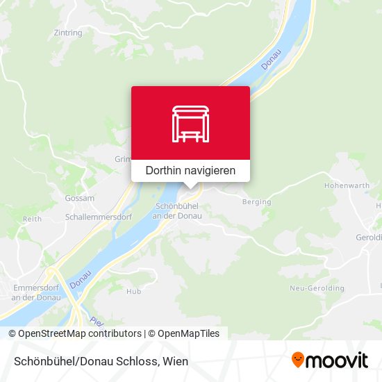 Schönbühel/Donau Schloss Karte