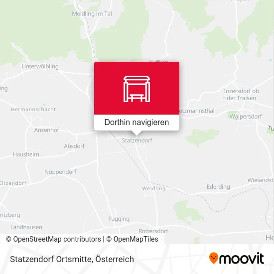 Statzendorf Ortsmitte Karte