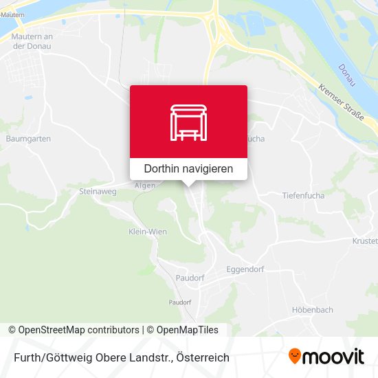 Furth/Göttweig Obere Landstr. Karte