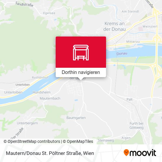 Mautern / Donau St. Pöltner Straße Karte