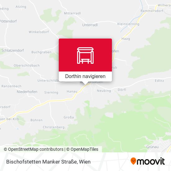 Bischofstetten Manker Straße Karte
