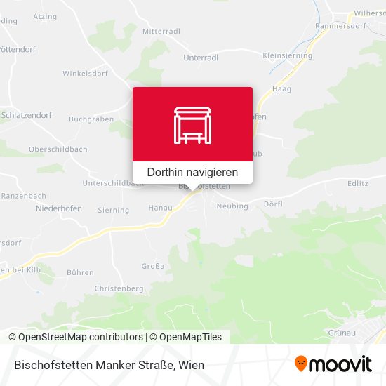 Bischofstetten Manker Straße Karte