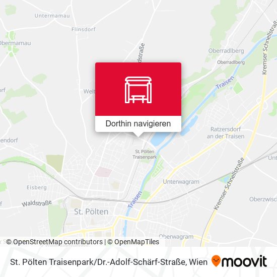 St. Pölten Traisenpark / Dr.-Adolf-Schärf-Straße Karte