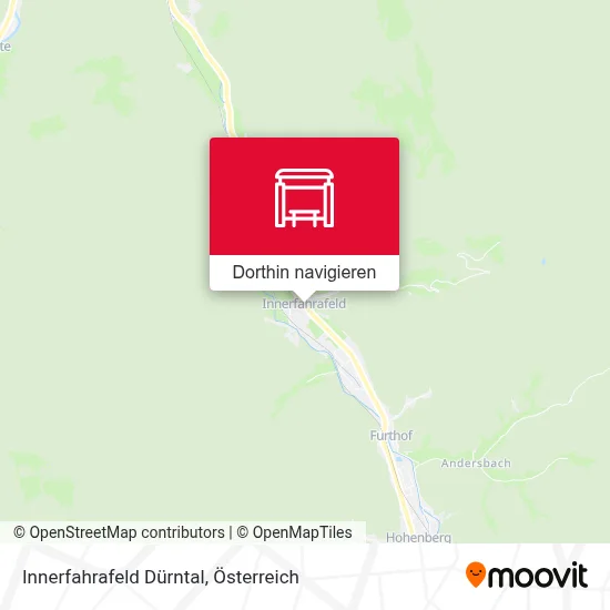 Innerfahrafeld Dürntal Karte